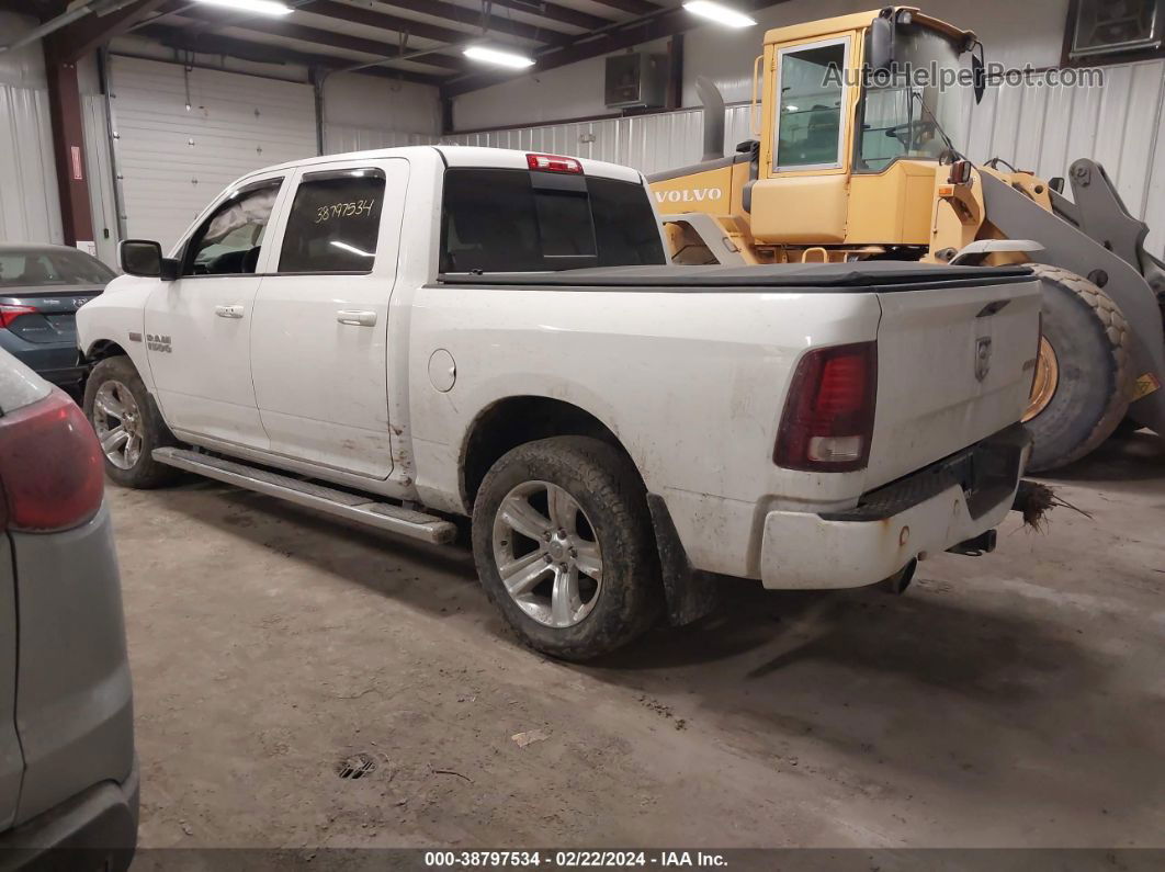 2014 Ram 1500 Sport White vin: 1C6RR7MT8ES324987