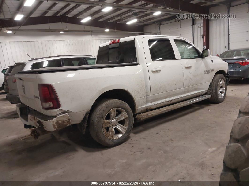 2014 Ram 1500 Sport White vin: 1C6RR7MT8ES324987