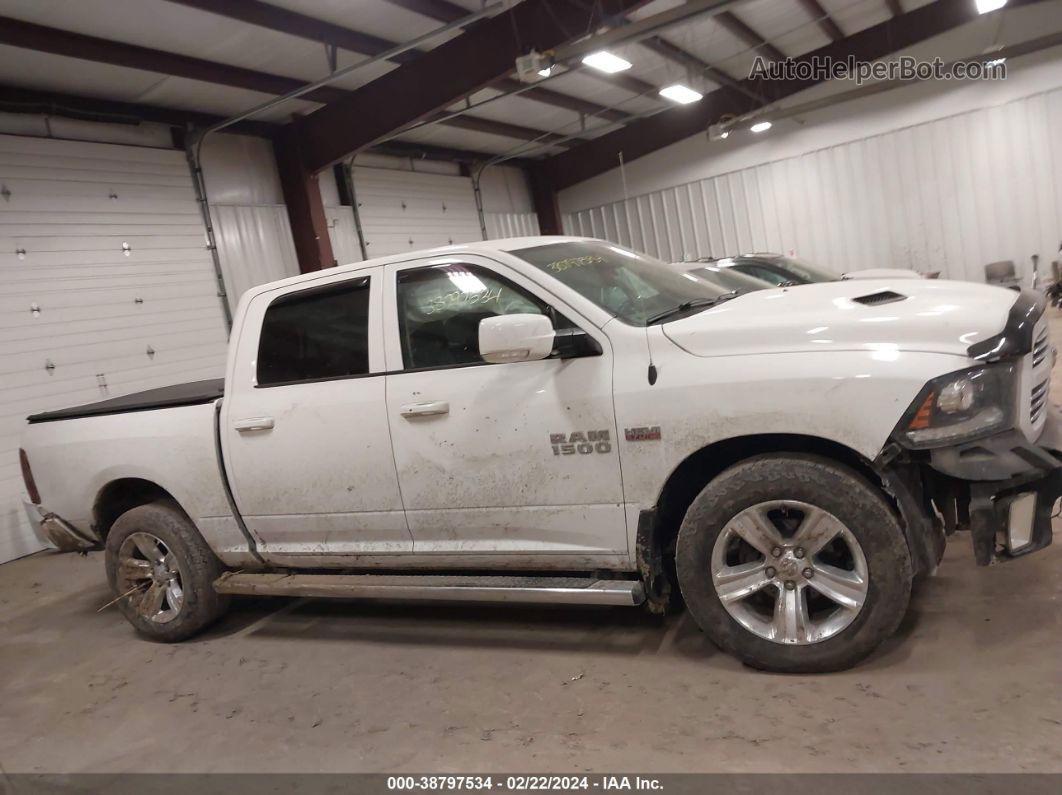 2014 Ram 1500 Sport White vin: 1C6RR7MT8ES324987