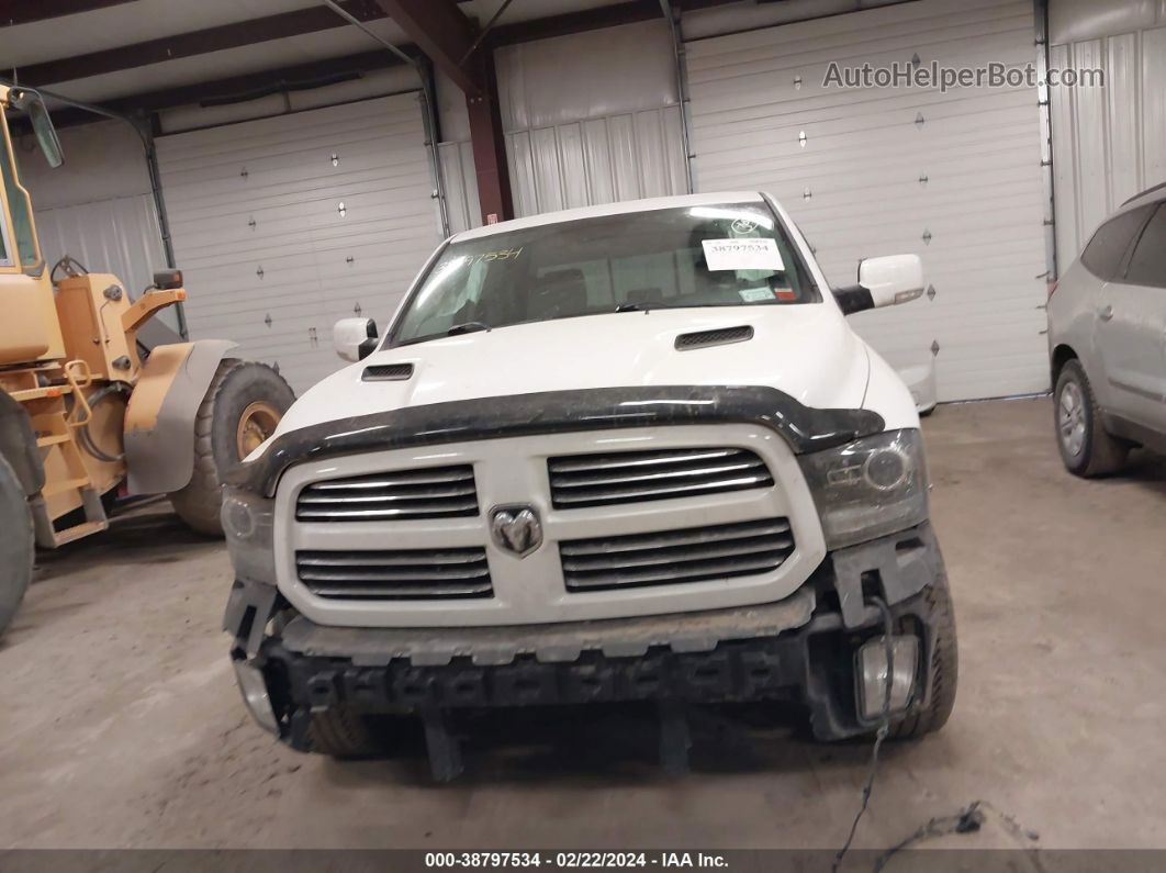 2014 Ram 1500 Sport White vin: 1C6RR7MT8ES324987