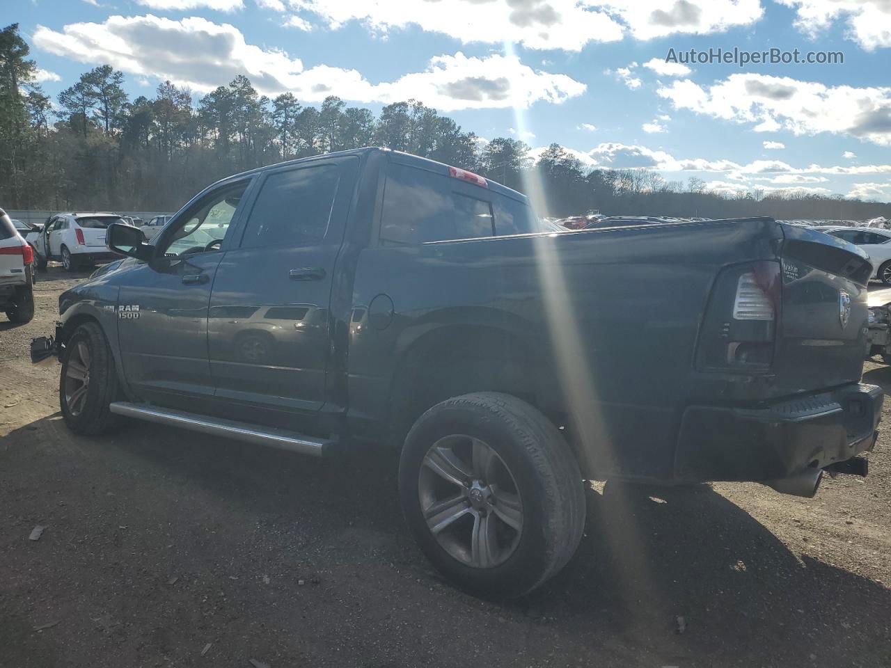 2015 Ram 1500 Sport Black vin: 1C6RR7MT8FS653495