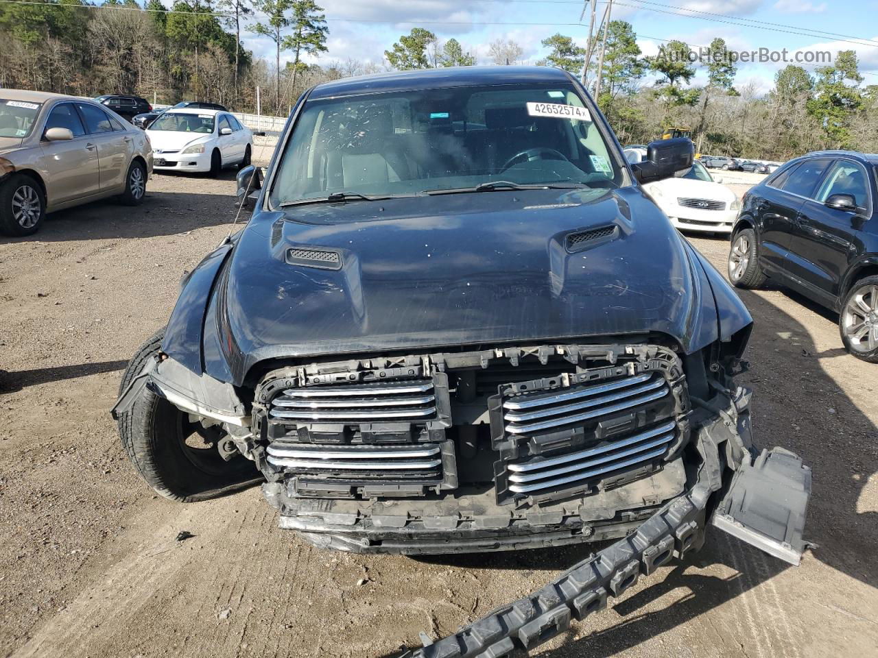 2015 Ram 1500 Sport Black vin: 1C6RR7MT8FS653495