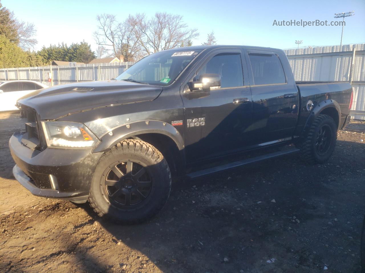 2014 Ram 1500 Sport Black vin: 1C6RR7MT9ES308068