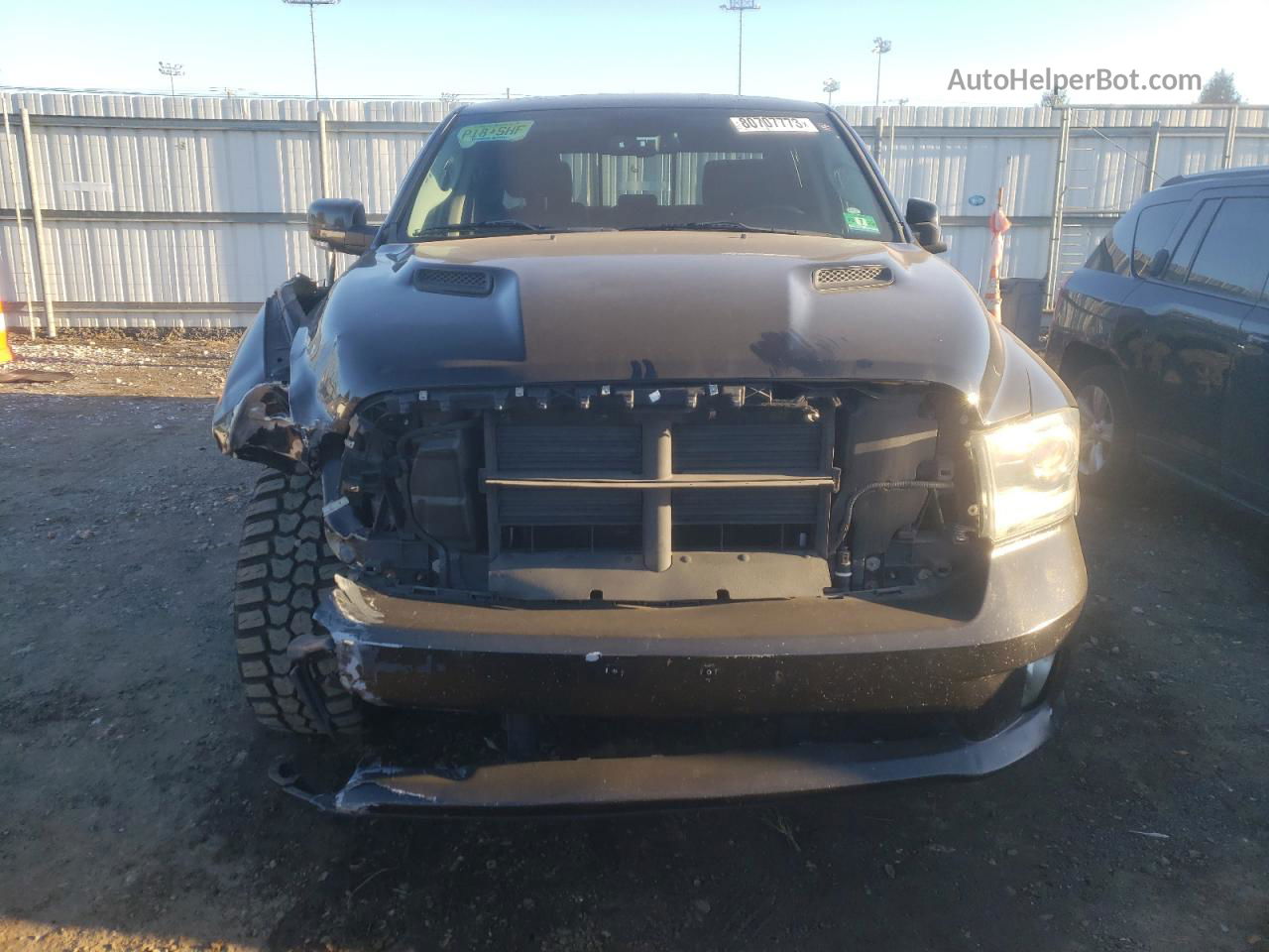 2014 Ram 1500 Sport Black vin: 1C6RR7MT9ES308068