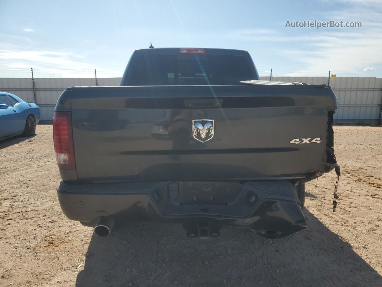 2015 Ram 1500 Sport Black vin: 1C6RR7MT9FS656759