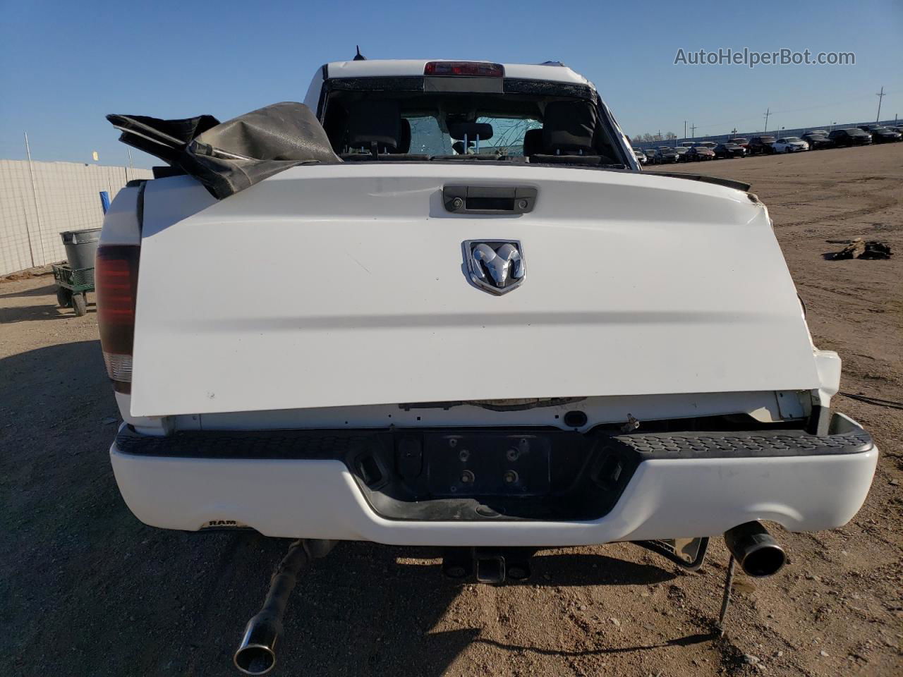 2015 Ram 1500 Sport White vin: 1C6RR7MTXFS672890