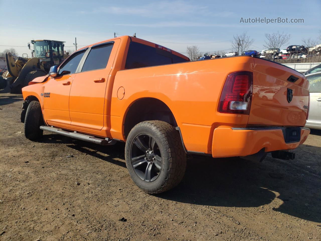 2015 Ram 1500 Sport Orange vin: 1C6RR7MTXFS682934