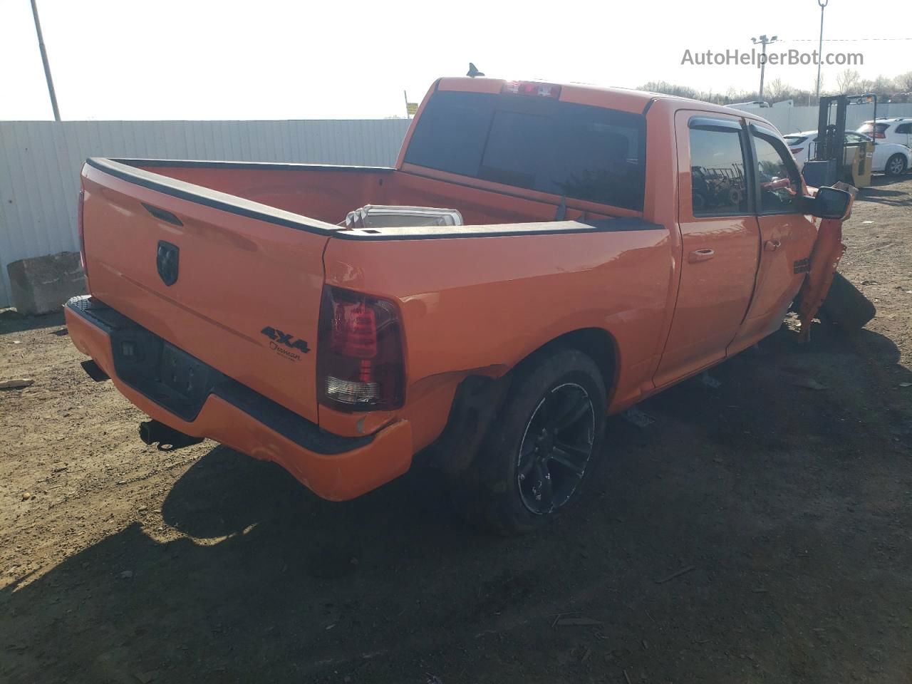 2015 Ram 1500 Sport Orange vin: 1C6RR7MTXFS682934