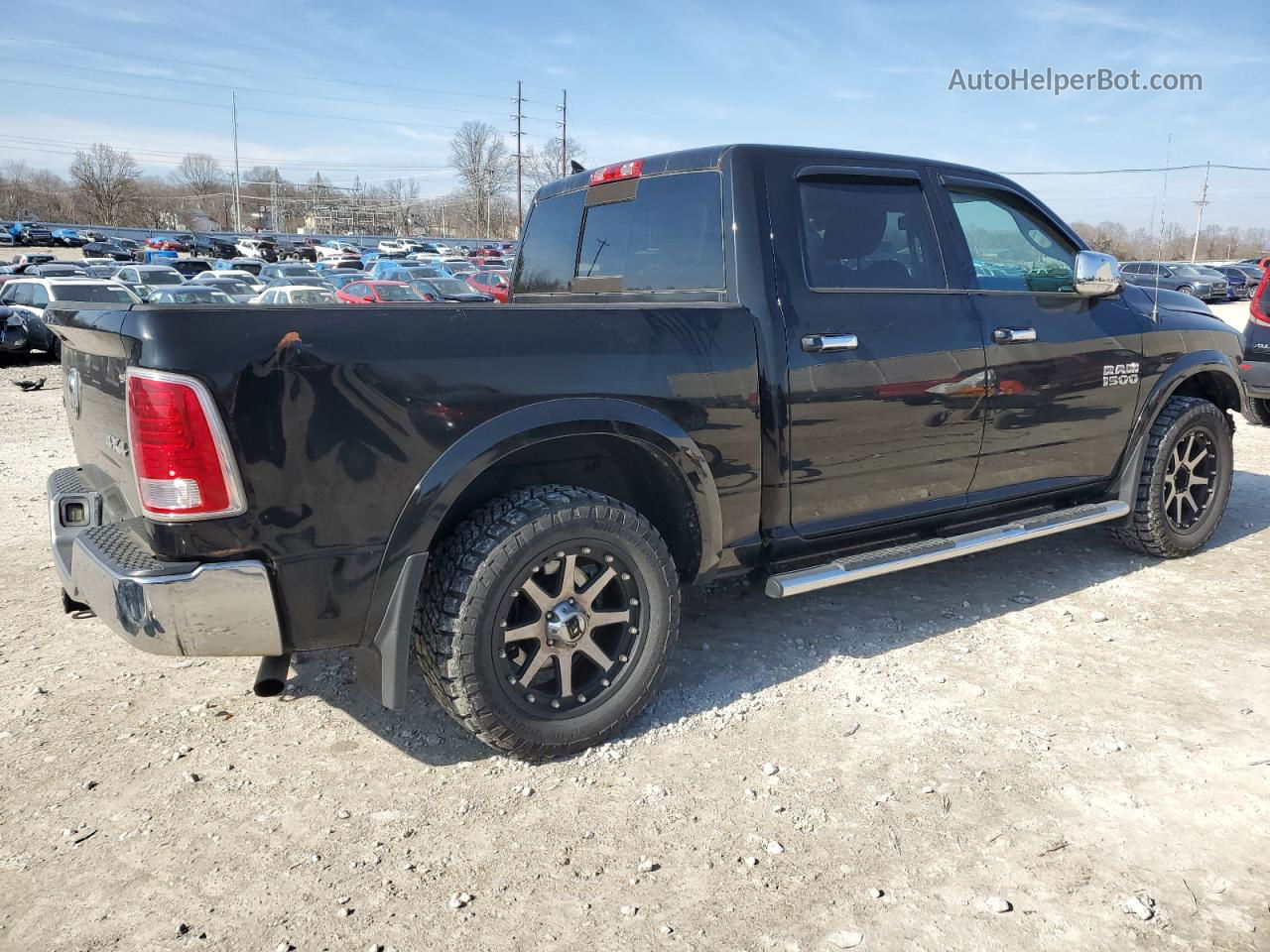 2014 Ram 1500 Laramie Black vin: 1C6RR7NG1ES335136