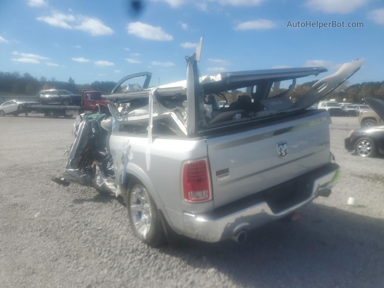 2014 Ram 1500 Laramie Silver vin: 1C6RR7NT1ES432401