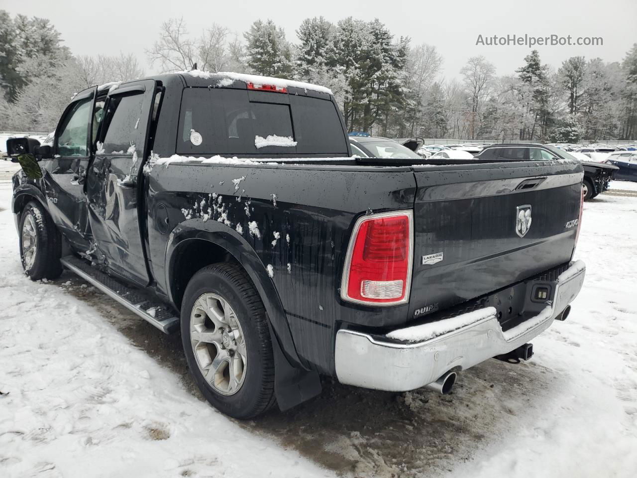 2015 Ram 1500 Laramie Black vin: 1C6RR7NT1FS573521