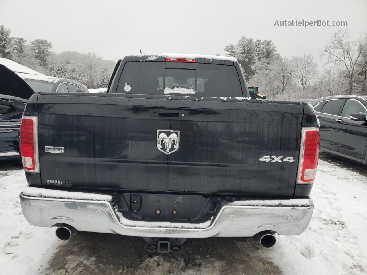 2015 Ram 1500 Laramie Black vin: 1C6RR7NT1FS573521