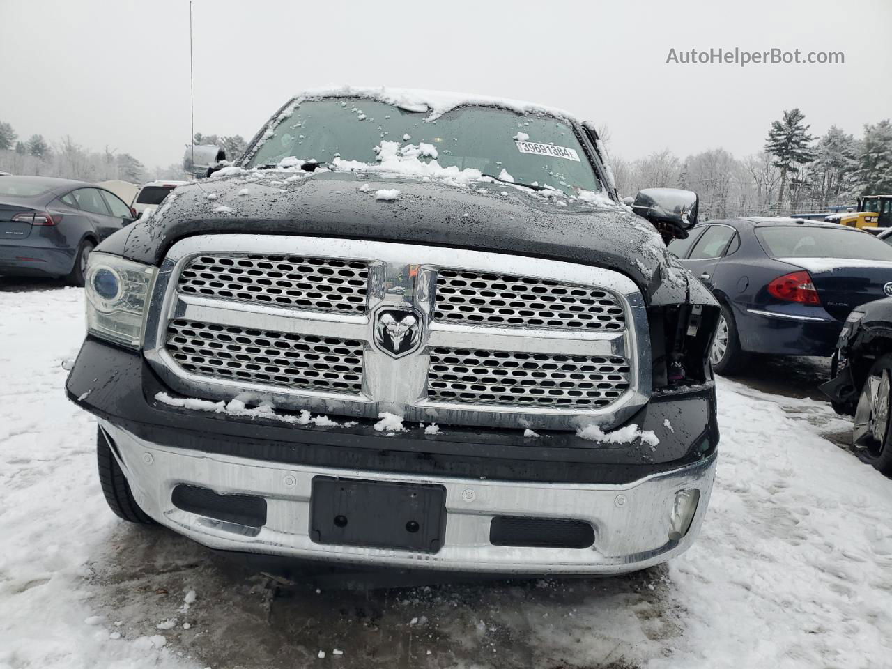 2015 Ram 1500 Laramie Black vin: 1C6RR7NT1FS573521