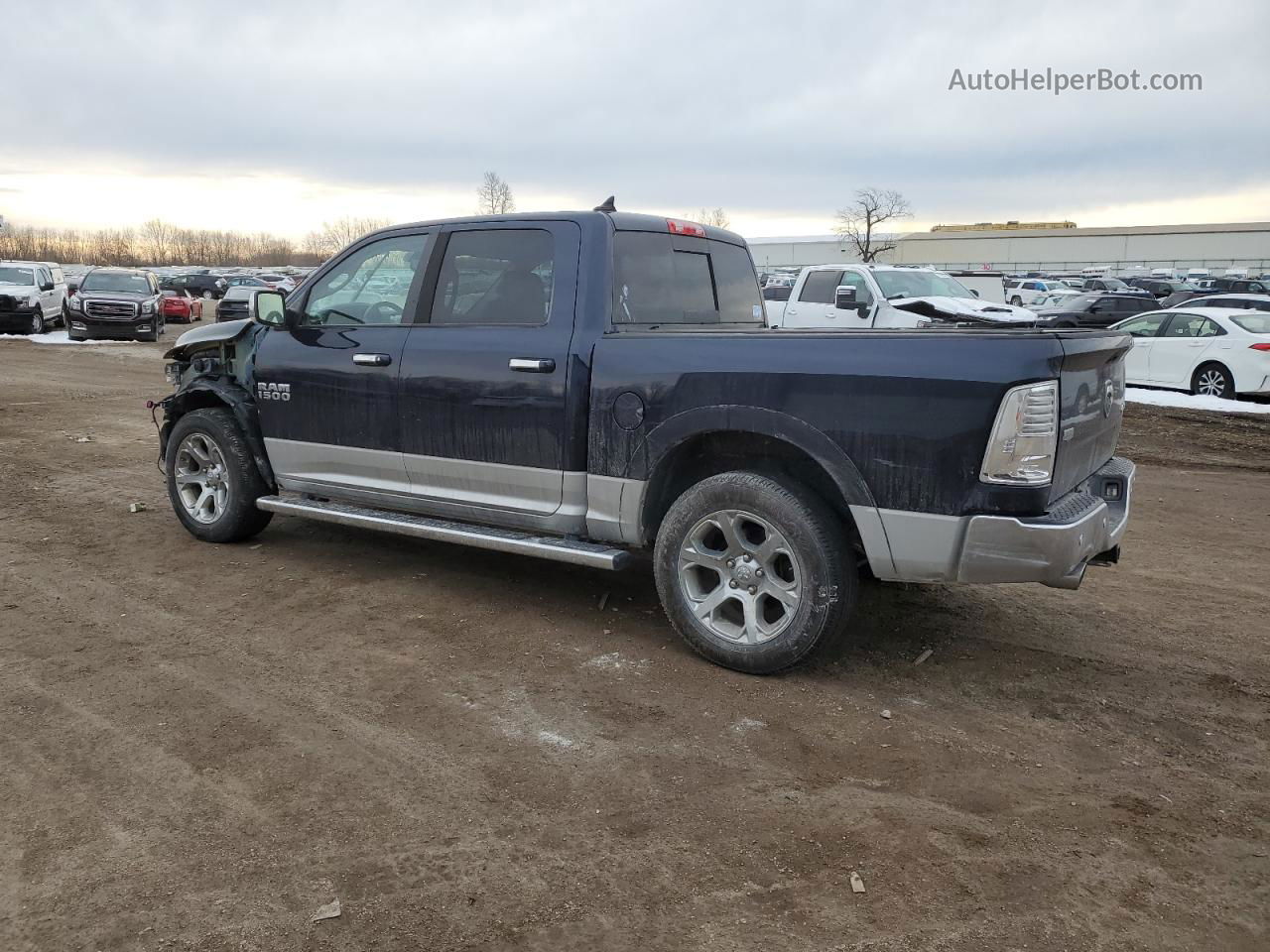 2014 Ram 1500 Laramie Blue vin: 1C6RR7NT2ES233826