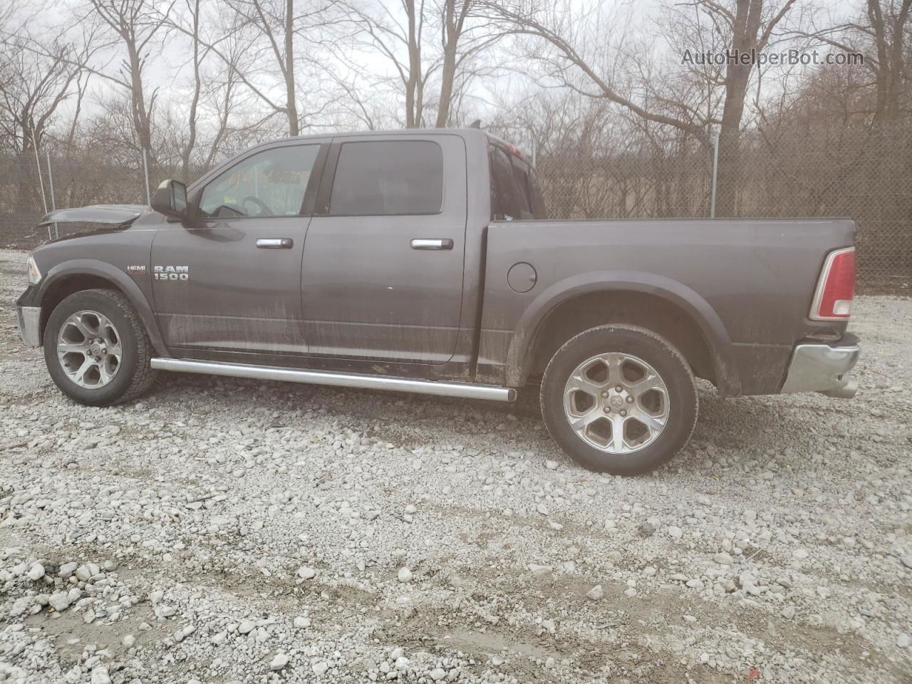 2015 Ram 1500 Laramie Gray vin: 1C6RR7NT3FS644024