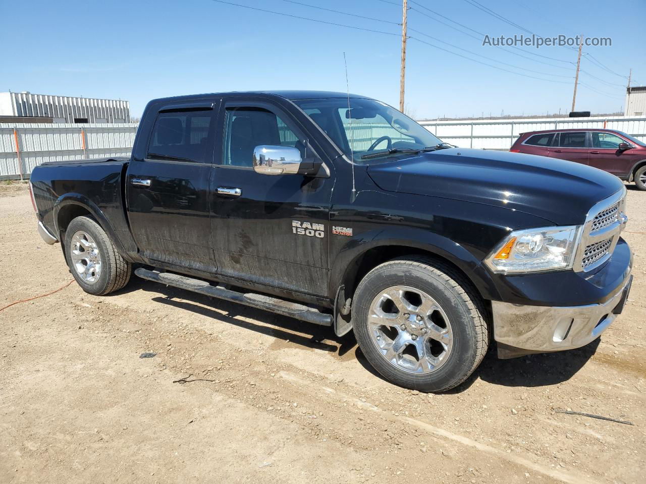 2015 Ram 1500 Laramie Black vin: 1C6RR7NT4FS546720