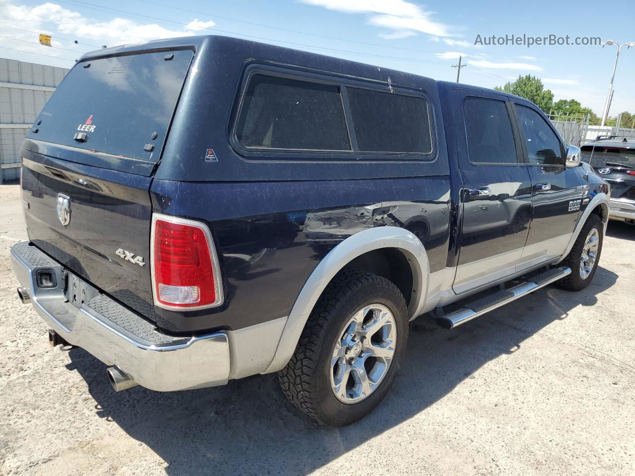 2014 Ram 1500 Laramie Синий vin: 1C6RR7NT5ES309166