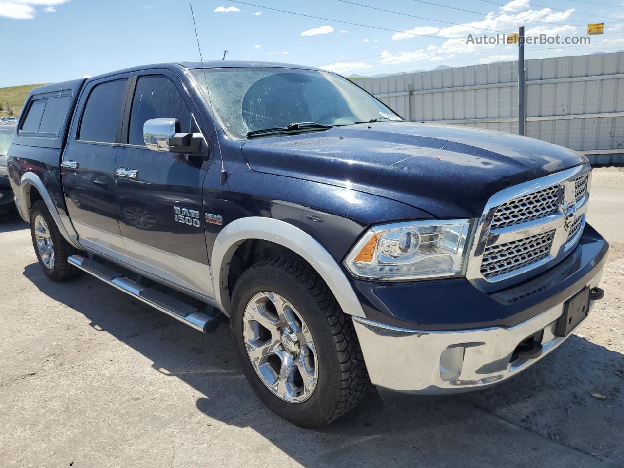 2014 Ram 1500 Laramie Blue vin: 1C6RR7NT5ES309166