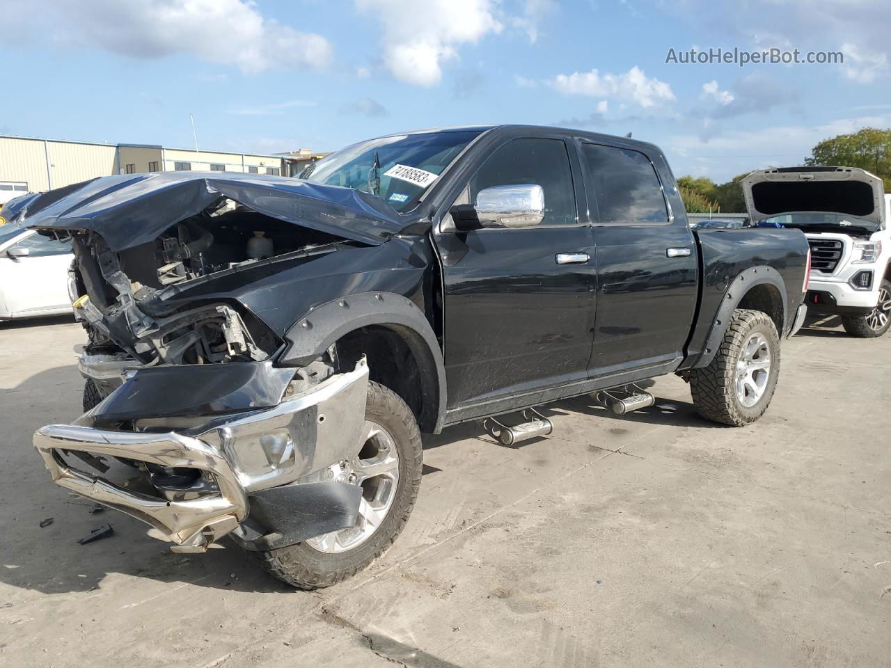 2015 Ram 1500 Laramie Black vin: 1C6RR7NT6FS597216