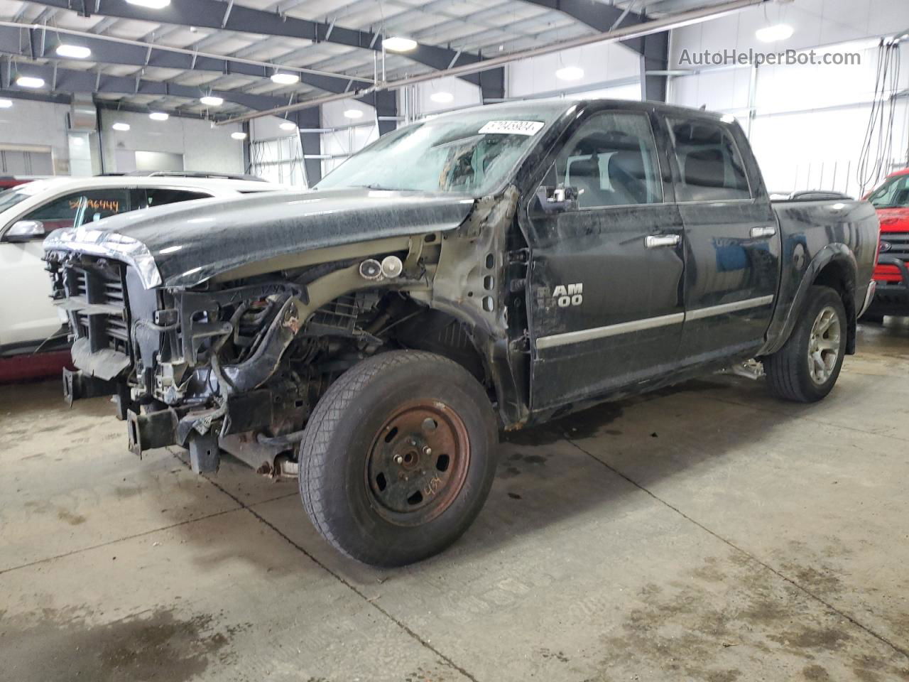 2014 Ram 1500 Laramie Black vin: 1C6RR7NT7ES267292