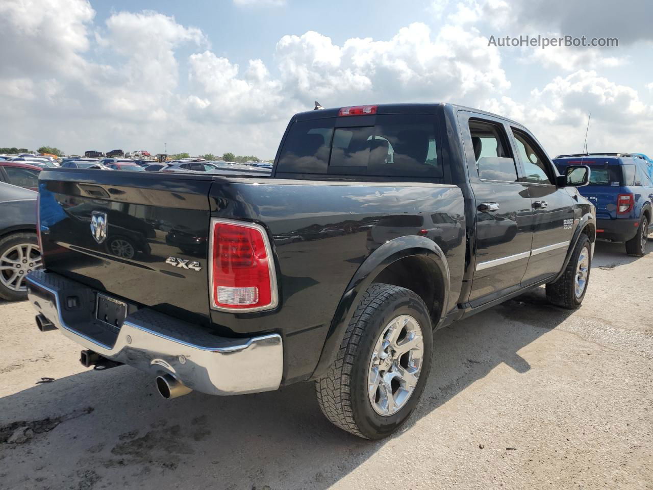 2015 Ram 1500 Laramie Black vin: 1C6RR7NT7FS533847