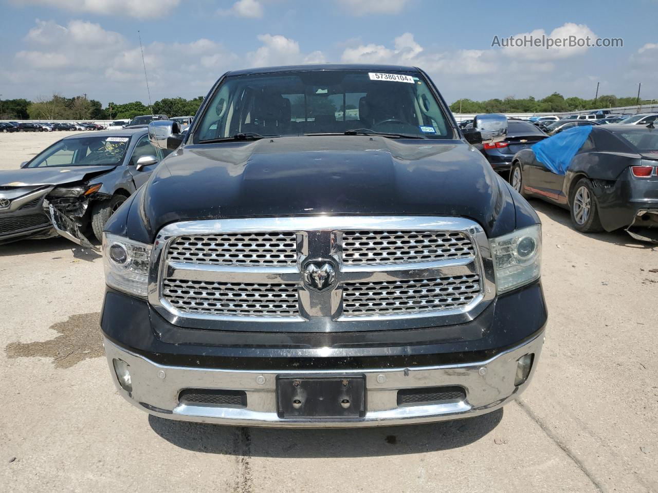 2015 Ram 1500 Laramie Black vin: 1C6RR7NT7FS533847