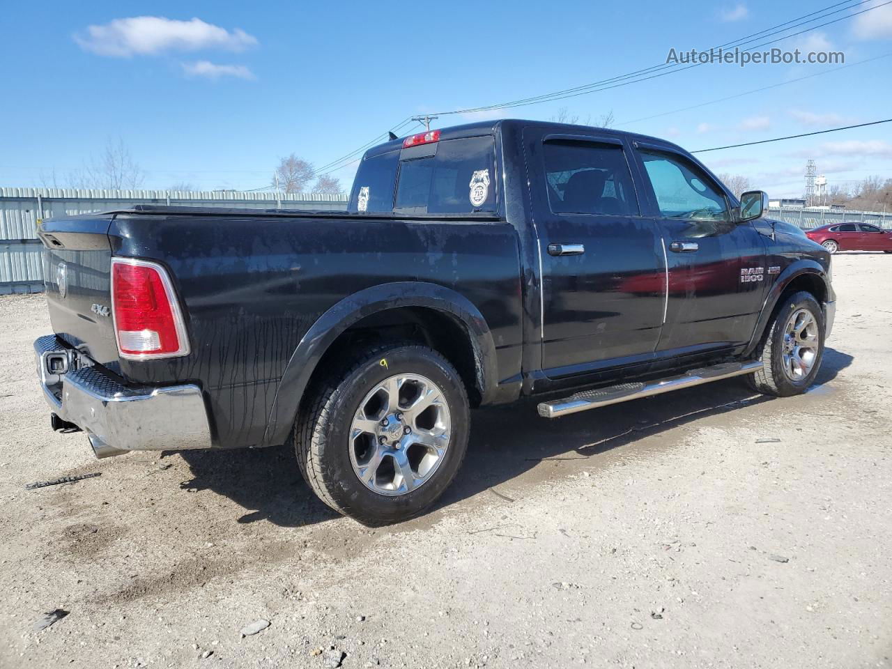 2015 Ram 1500 Laramie Black vin: 1C6RR7NT7FS713474