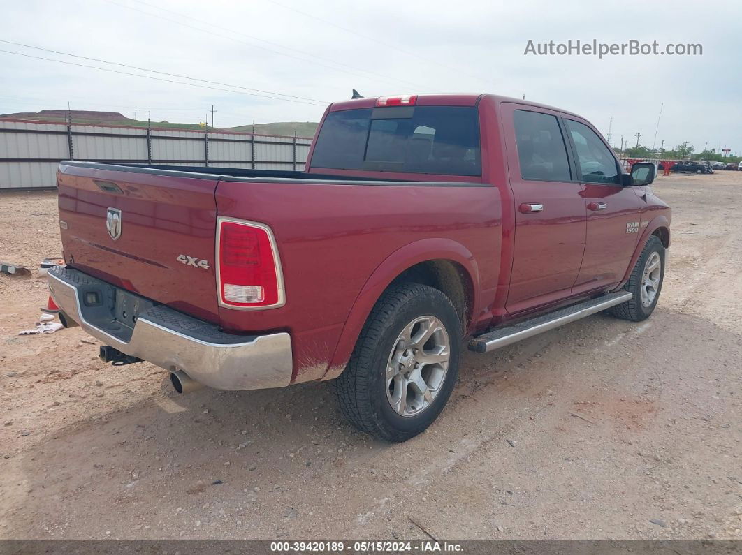 2015 Ram 1500 Laramie Burgundy vin: 1C6RR7NT9FS597632