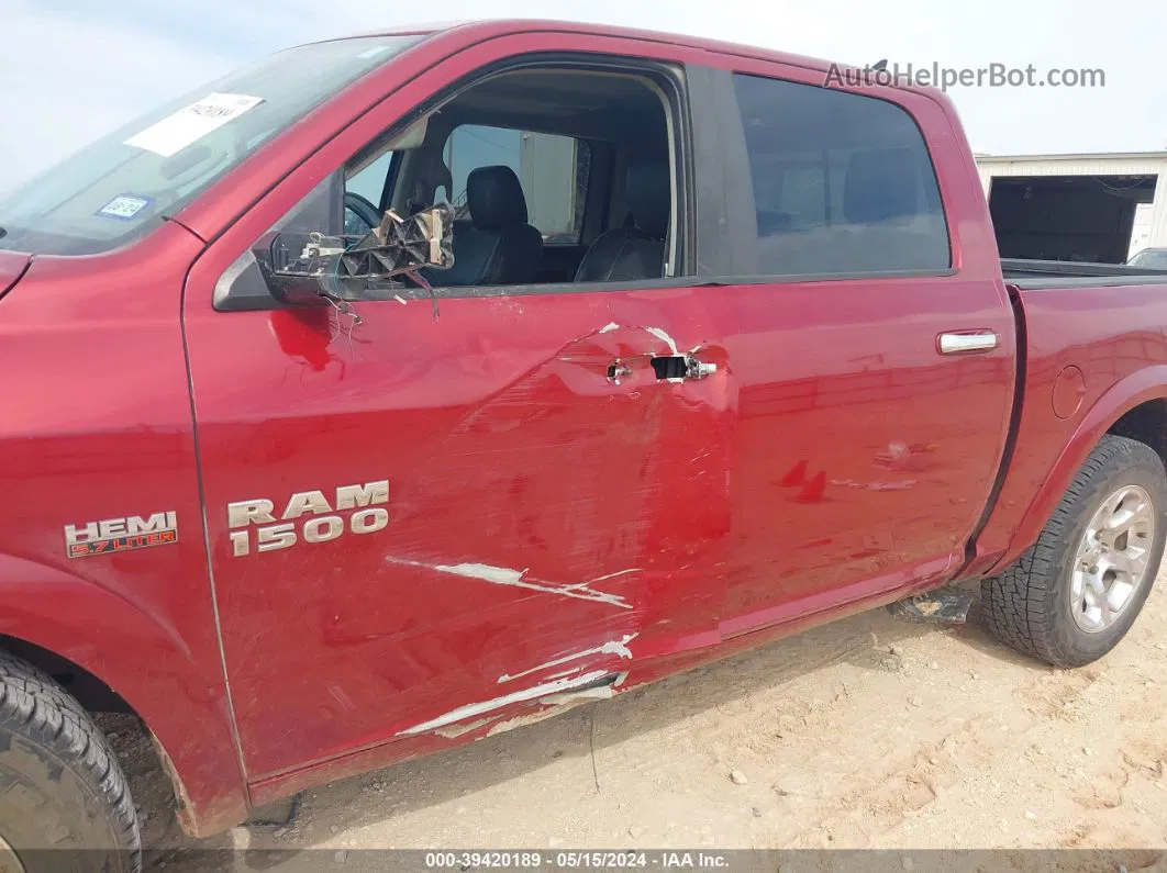 2015 Ram 1500 Laramie Burgundy vin: 1C6RR7NT9FS597632