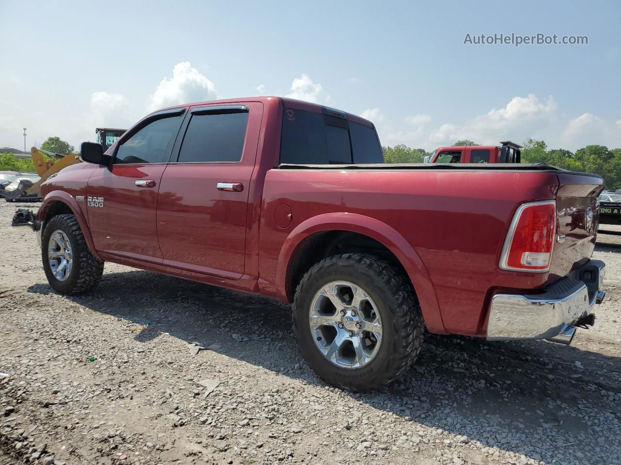 2015 Ram 1500 Laramie Темно-бордовый vin: 1C6RR7NT9FS696113