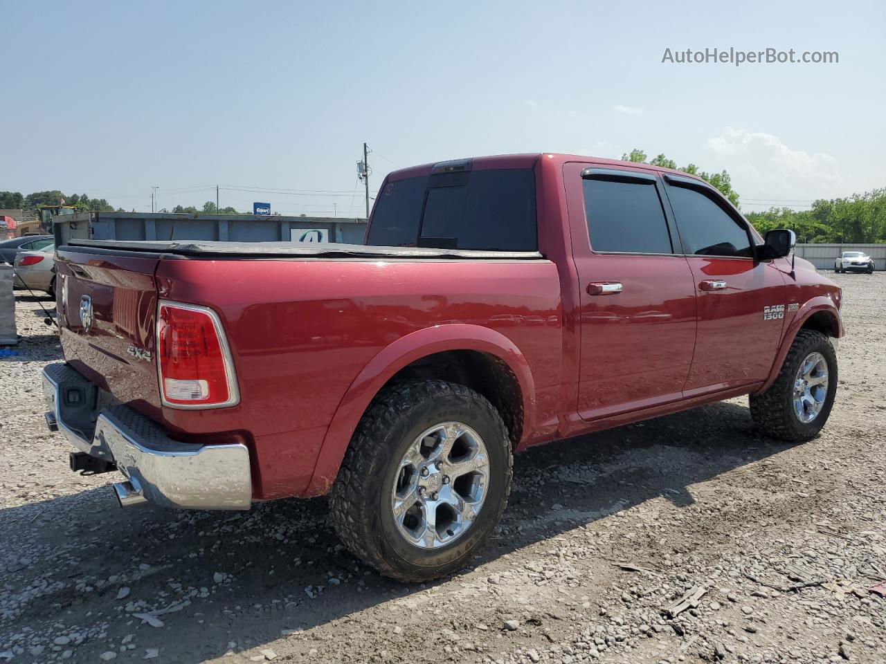 2015 Ram 1500 Laramie Темно-бордовый vin: 1C6RR7NT9FS696113