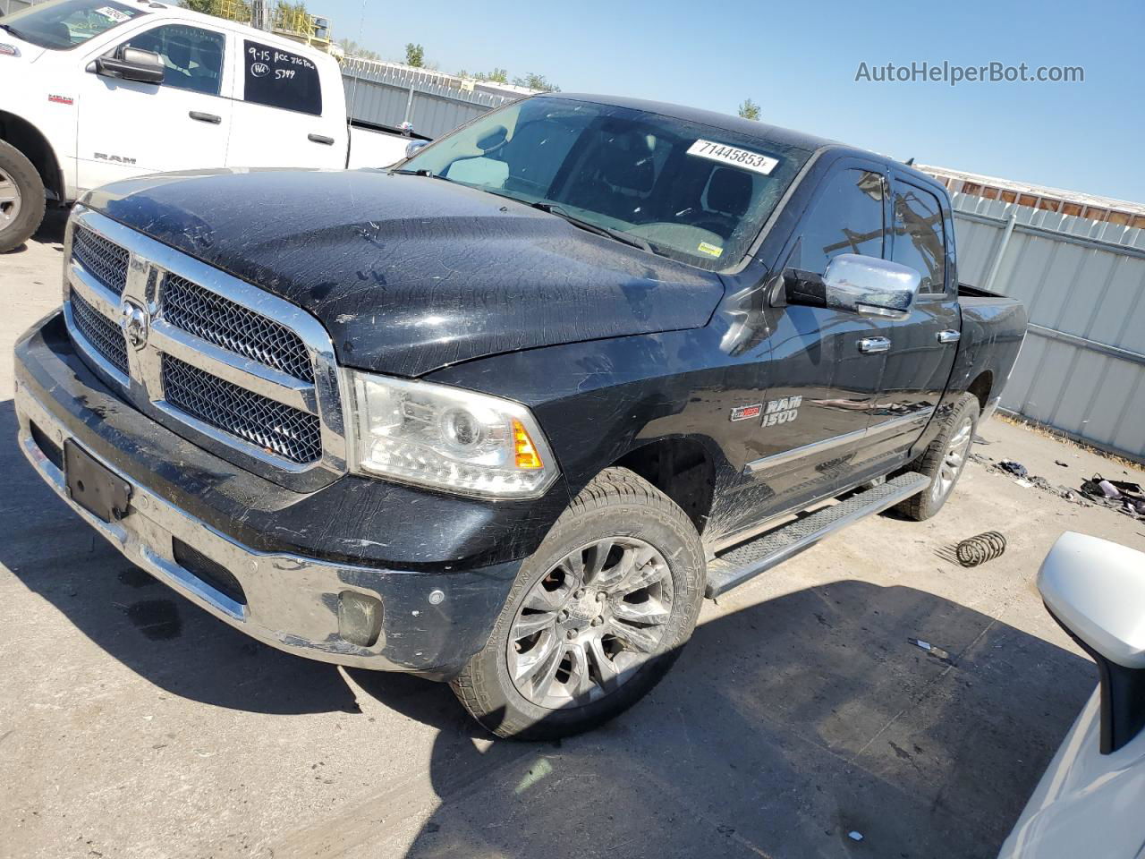 2014 Ram 1500 Longhorn Black vin: 1C6RR7PM1ES436812