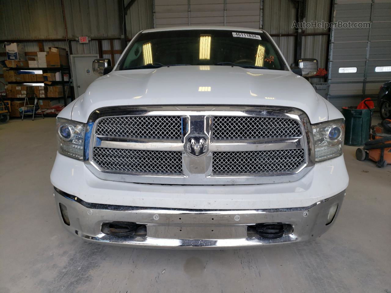 2015 Ram 1500 Longhorn Белый vin: 1C6RR7PM4FS680147