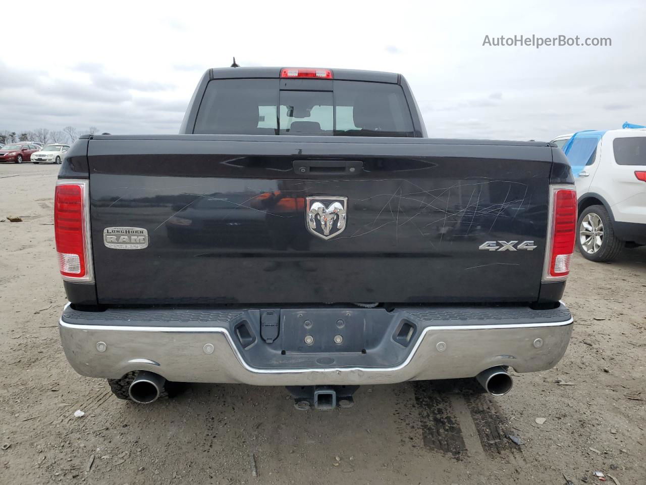 2015 Ram 1500 Longhorn Black vin: 1C6RR7PT2FS645517