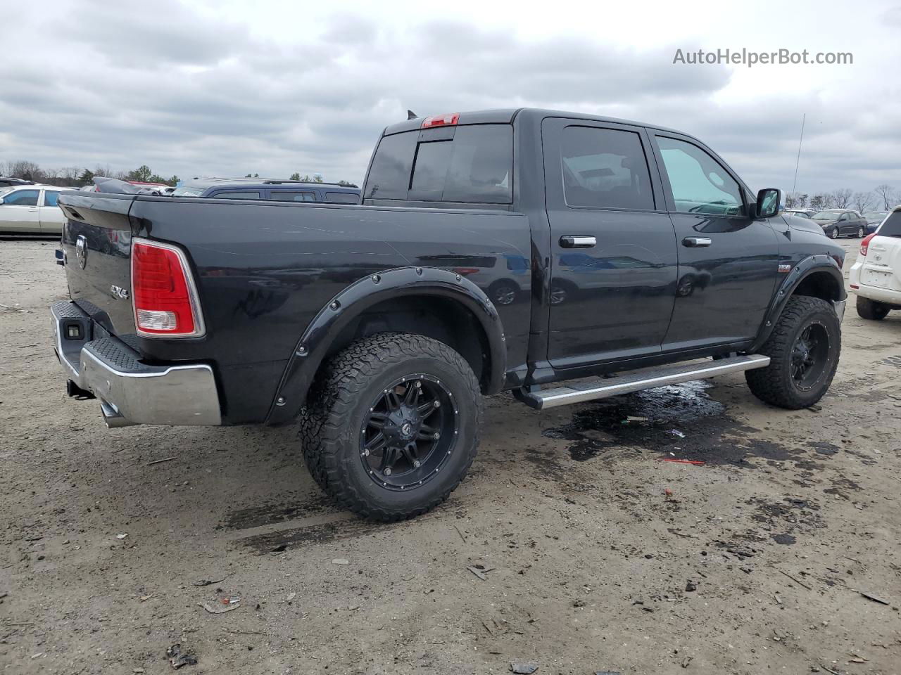 2015 Ram 1500 Longhorn Black vin: 1C6RR7PT2FS645517