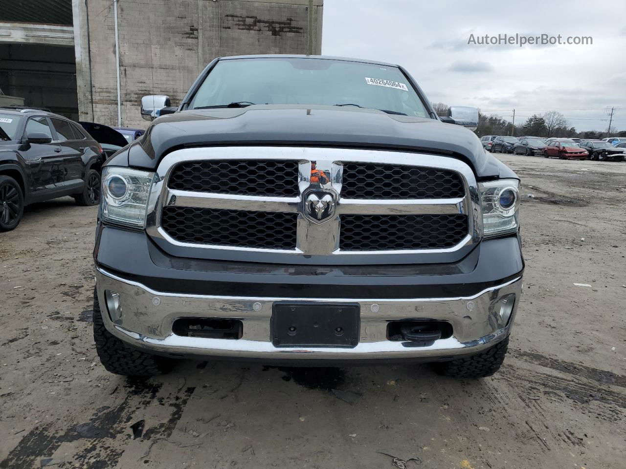 2015 Ram 1500 Longhorn Black vin: 1C6RR7PT2FS645517