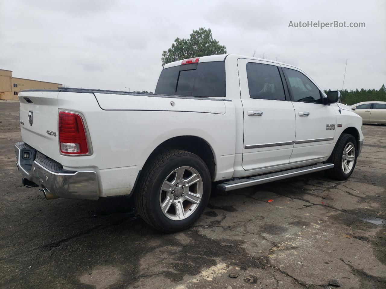 2014 Ram 1500 Longhorn White vin: 1C6RR7PT6ES311599