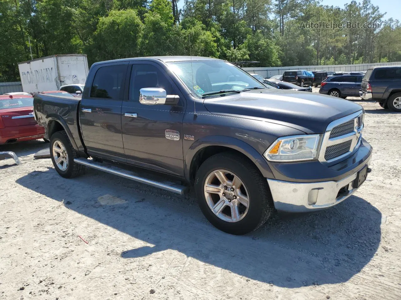 2014 Ram 1500 Longhorn Gray vin: 1C6RR7PT7ES427104