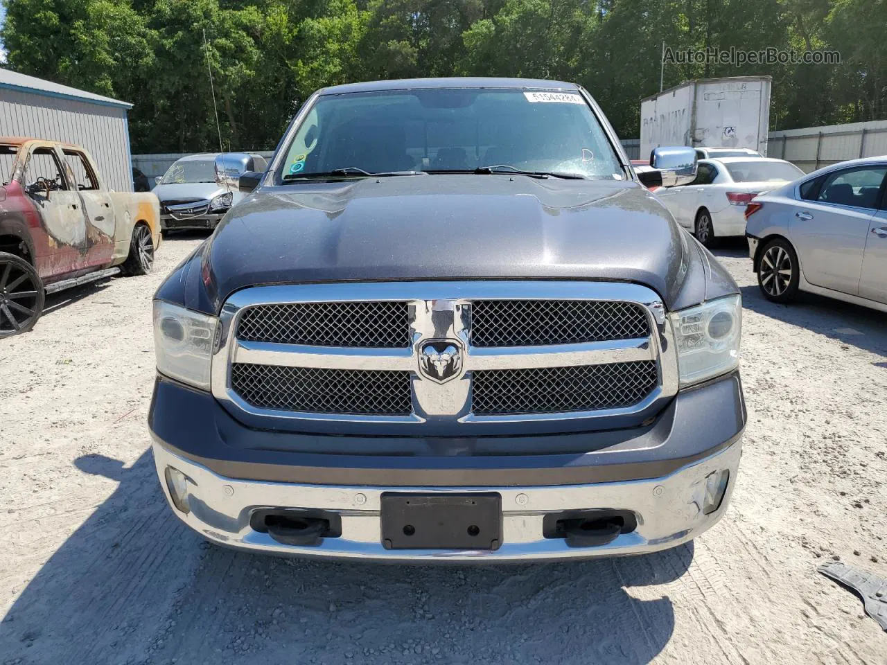 2014 Ram 1500 Longhorn Gray vin: 1C6RR7PT7ES427104