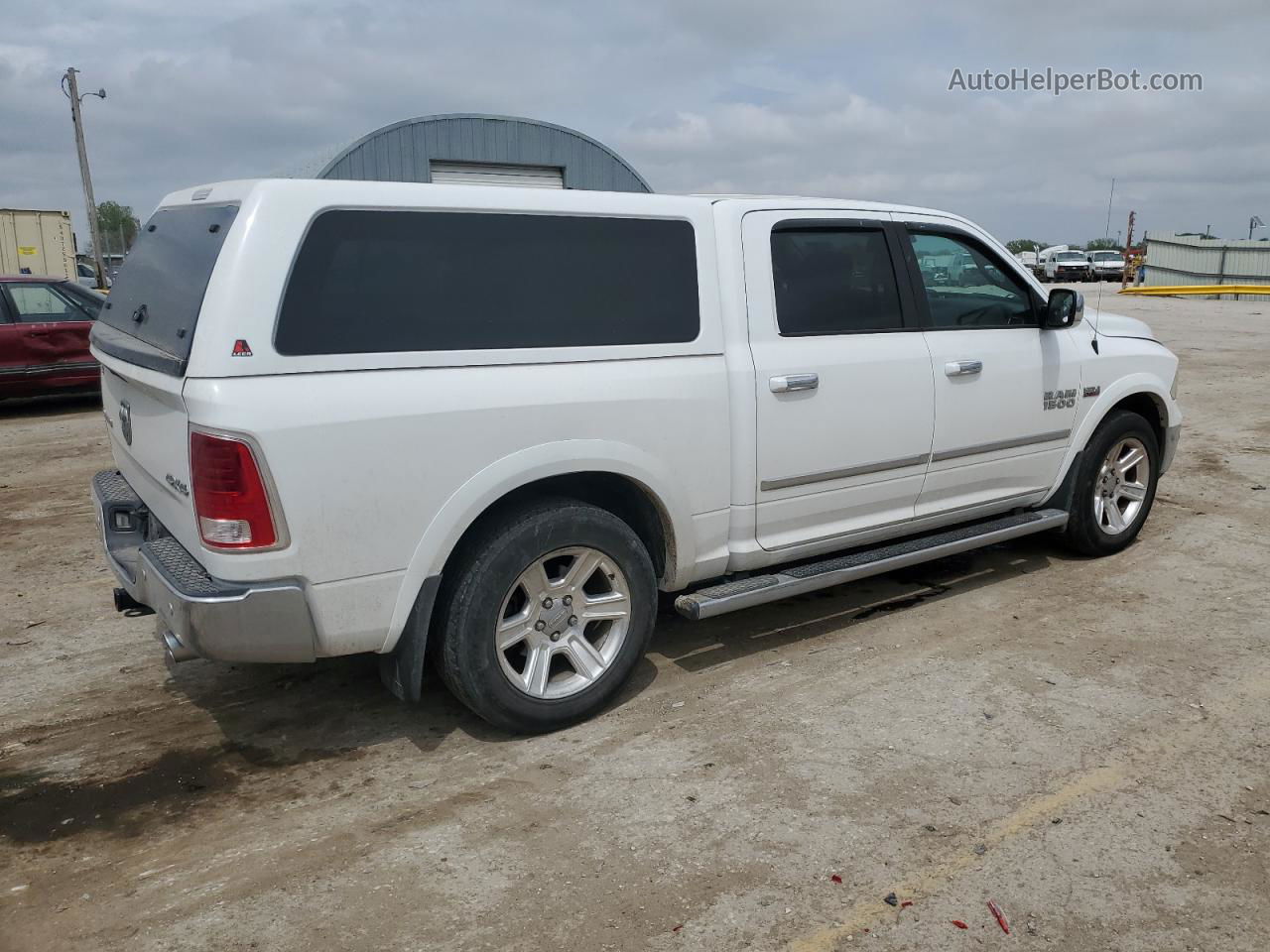 2015 Ram 1500 Longhorn White vin: 1C6RR7PT9FS612188