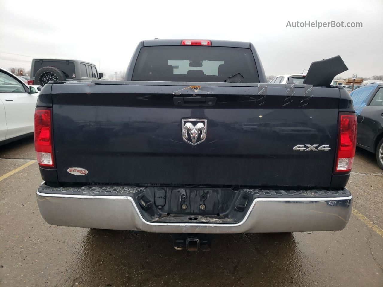 2014 Ram 1500 St Черный vin: 1C6RR7SM6ES385105