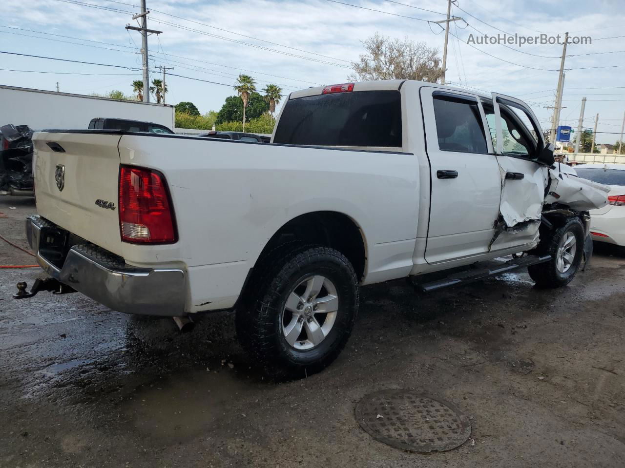 2015 Ram 1500 St White vin: 1C6RR7SM6FS589016