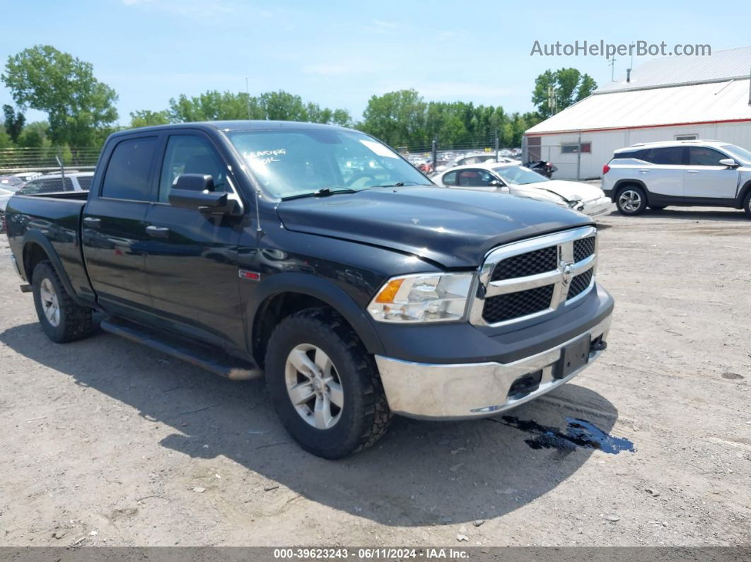 2015 Ram 1500 Tradesman Black vin: 1C6RR7SM7FS612545