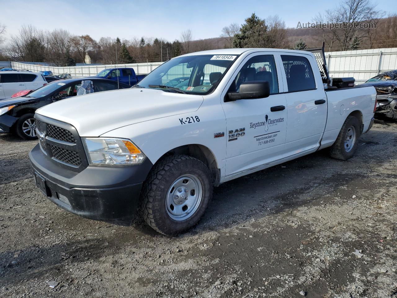 2020 Ram 1500 Classic Tradesman White vin: 1C6RR7ST3LS118539