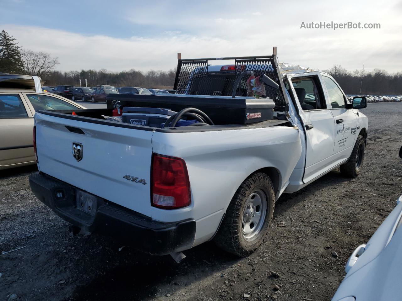 2020 Ram 1500 Classic Tradesman White vin: 1C6RR7ST3LS118539