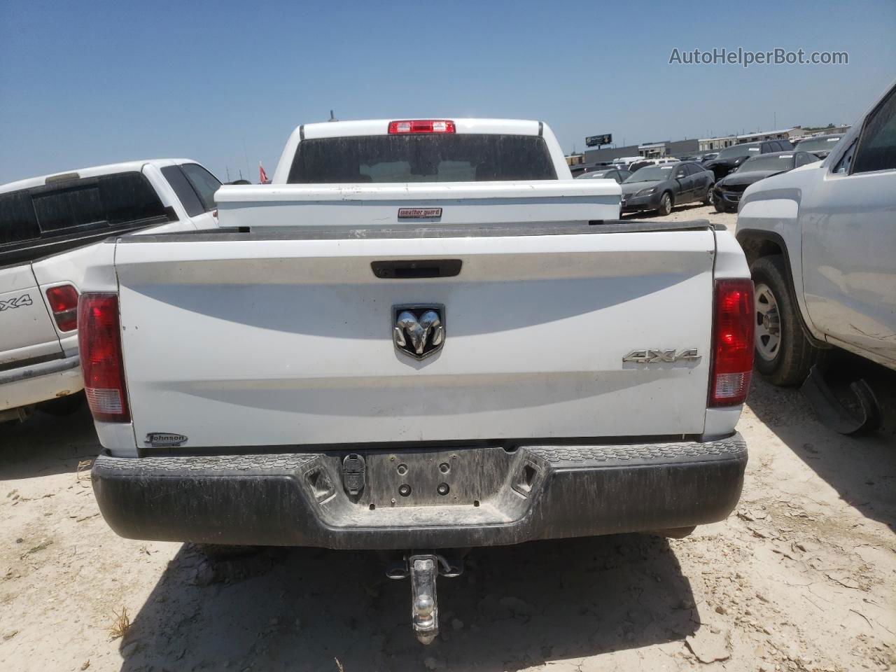 2019 Ram 1500 Classic Tradesman White vin: 1C6RR7ST4KS626274