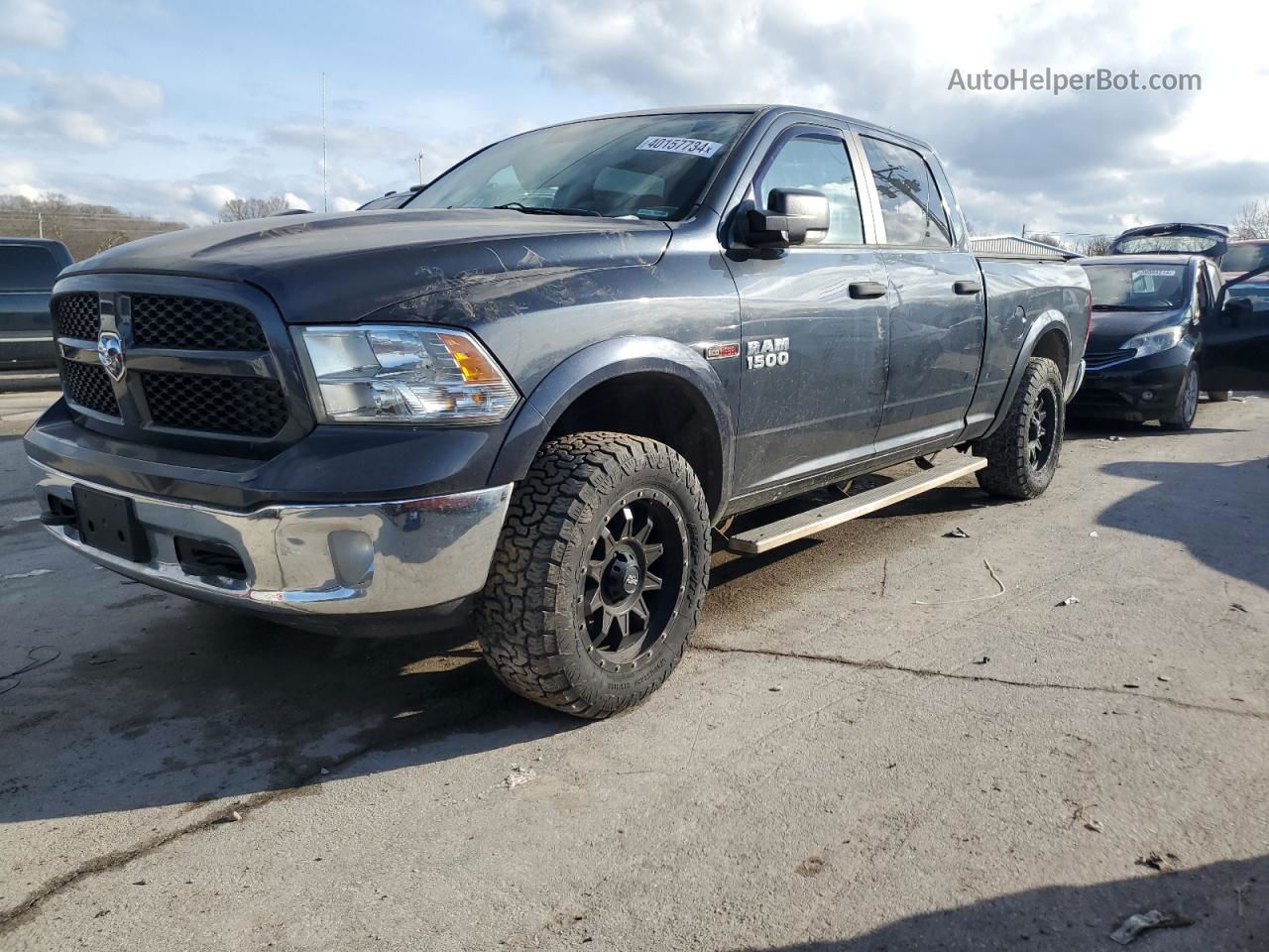 2015 Ram 1500 Slt Gray vin: 1C6RR7TM0FS690034