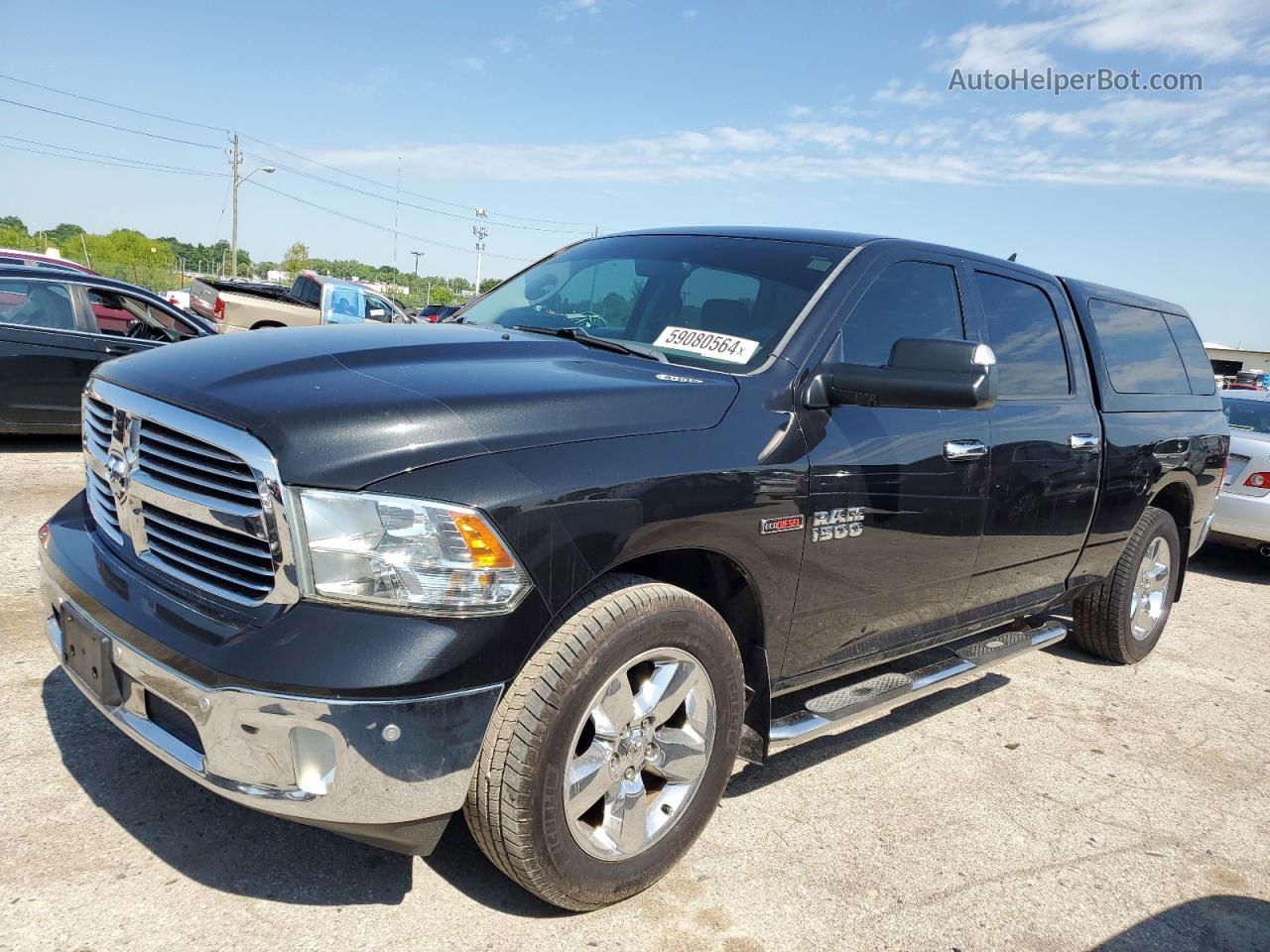 2015 Ram 1500 Slt Black vin: 1C6RR7TM0FS724375