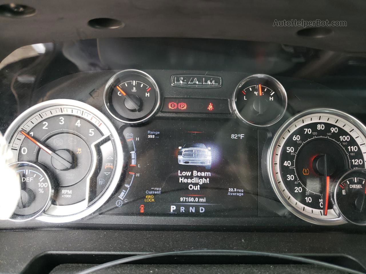 2014 Ram 1500 Slt Серый vin: 1C6RR7TM2ES446349