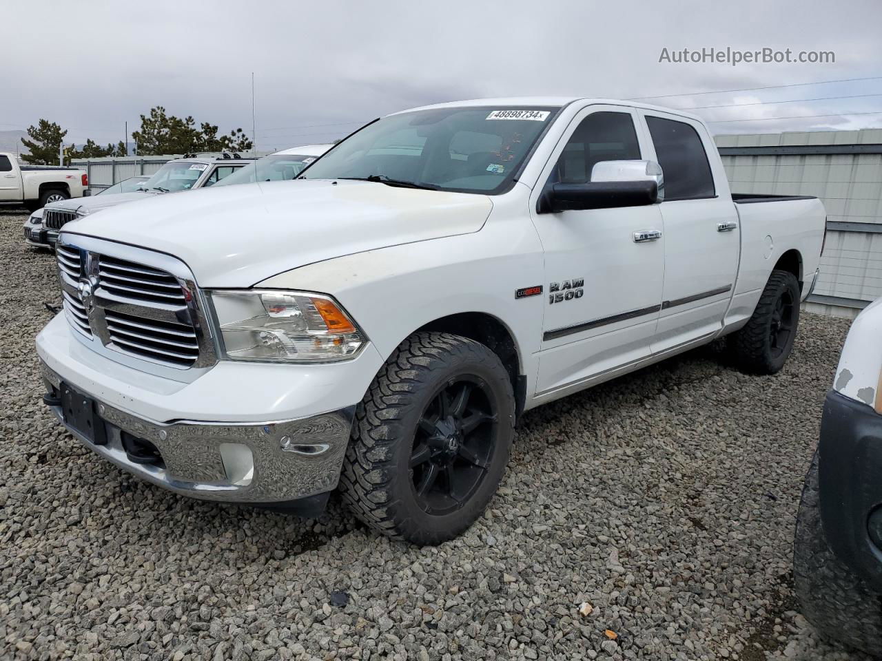 2015 Ram 1500 Slt White vin: 1C6RR7TM4FS541044